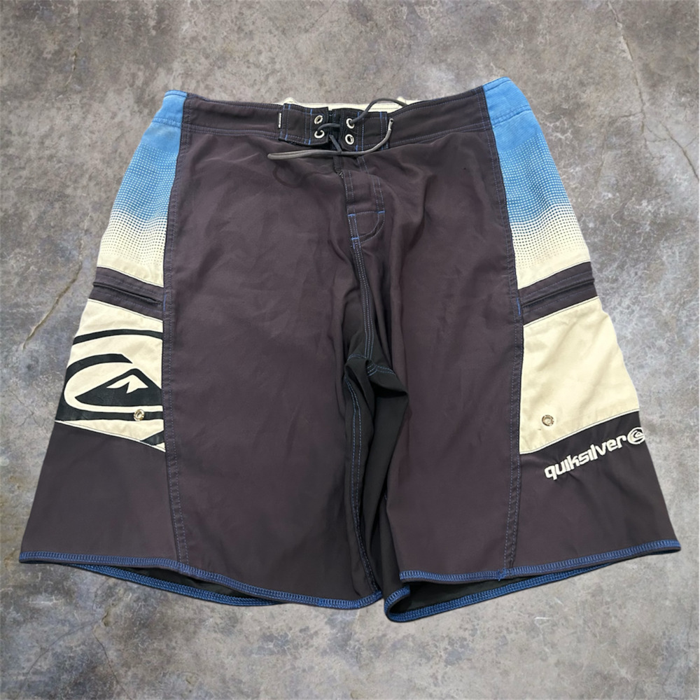 Quiksilver Boardshorts Swim Trunks Surfer Grunge Y2K